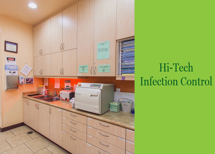 Hi-tech Fremont Dental Office Infection Control Area